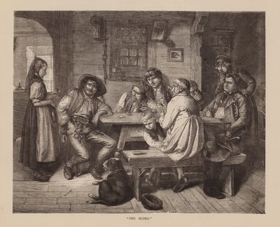 "The Score" (gravering) af English School