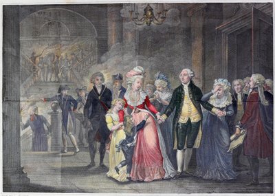 Adskillelsen af Ludvig XVI fra hans familie af English School