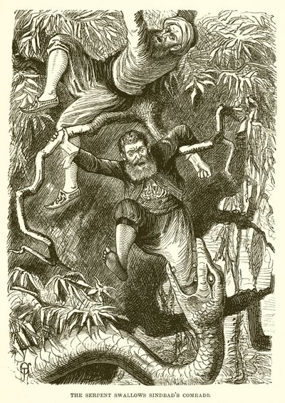 Slangen sluger Sindbads kammerat af English School