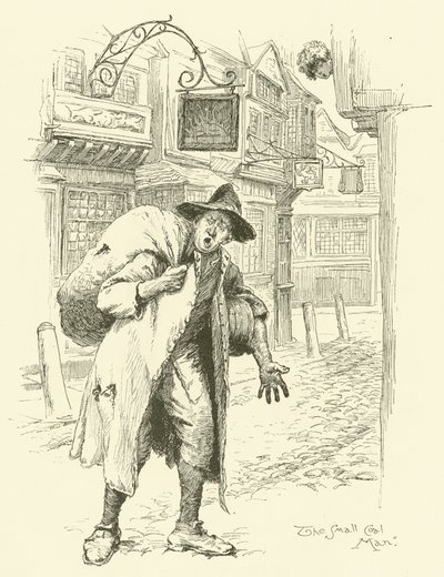 Den lille kulmand (gravering) af English School