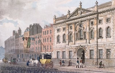 Sydfronten af Ironmongers Hall, fra 