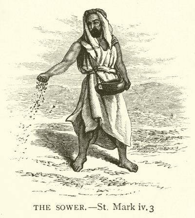 Der Sämann (St Markus, iv, 3) von English School