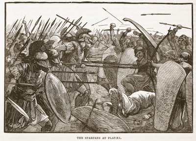 Spartanerne ved Platea af English School