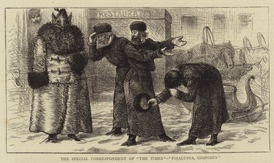 Der Sonderkorrespondent der "The Times", "Pojalusta, Gospodin" (Stich) von English School