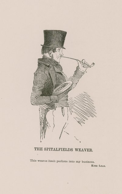 Spitalfields Weaver af English School