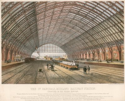 St Pancras, Midland Railway Station, London, opført i årene 1866-69 af English School