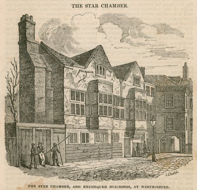 Stjernekammeret og pengekassebygningerne i Westminster af English School