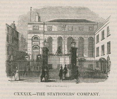 The Stationers Company: The Hall of Company af English School