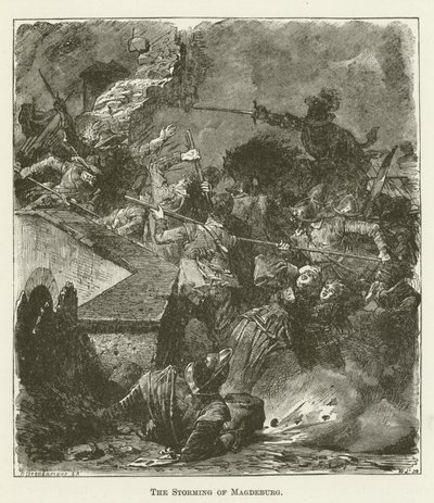 Stormen af Magdeburg af English School