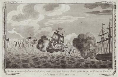 Die Success auf einem Felsen von English School