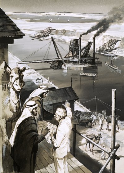 Suez-kanalen af English School