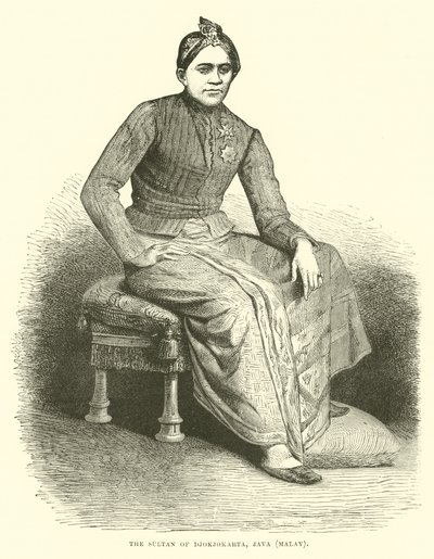 Sultanen af Djokjokarta, Java, Malay af English School