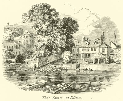 The Swan at Ditton  af English School