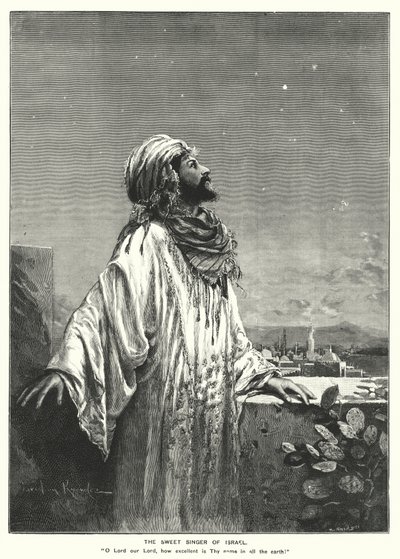 Israels søde sangerinde (gravering) af English School