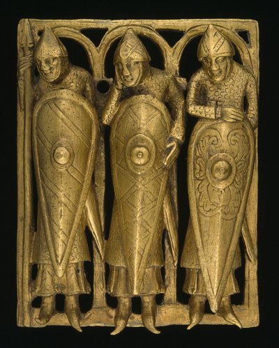 Temple Pyx, n. 1140-50 (kullattu kupariseos) af English School