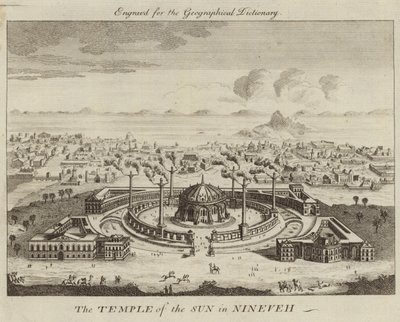 Der Tempel der Sonne in Ninive von English School