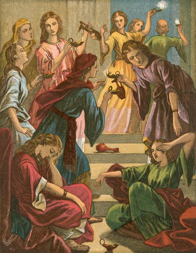 De ti jomfruer af English School