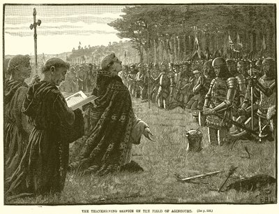 Thanksgiving-gudstjenesten på Agincourt-marken af English School