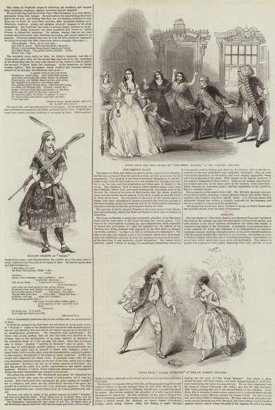 Teatrene (gravering) af English School