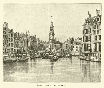 The Tingel, Amsterdam (kobberstik) af English School