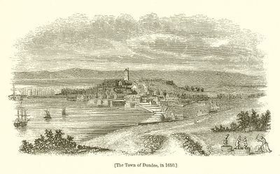 Byen Dundee, i 1650 af English School