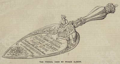 Die Kelle, die von Prinz Albert benutzt wurde von English School