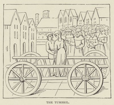 Tumbril (gravering) af English School