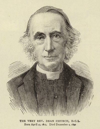 The Very Reverend Dean Church, DCL af English School