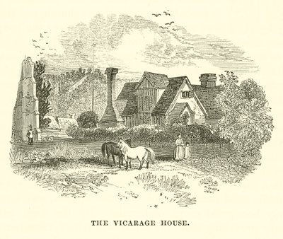 The Vicarage House (gravering) af English School