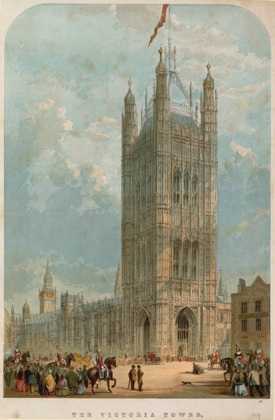 Victoria Tower, Westminster, London af English School