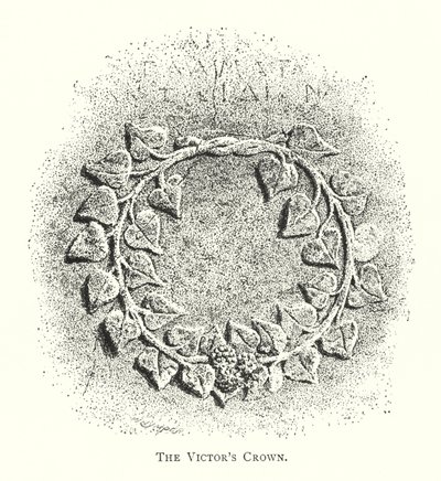 Die Krone des Siegers (Gravur) von English School