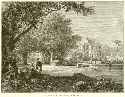 Villa Pamphili-Doria, nær Rom af English School