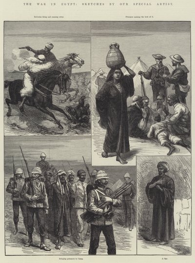 Krigen i Egypten (gravering) af English School