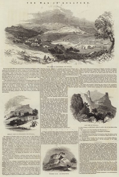 Krigen i Kolapore (gravering) af English School