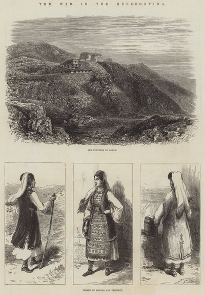 Krigen i Hercegovina (gravering) af English School