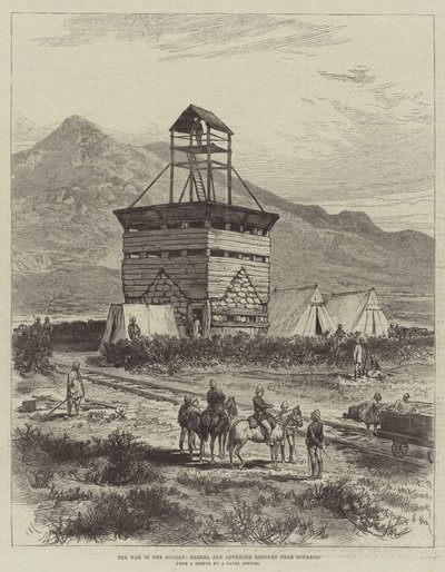 Krigen i Soudan, Zereba og Advanced Redoubt nær Souakim (gravering) af English School