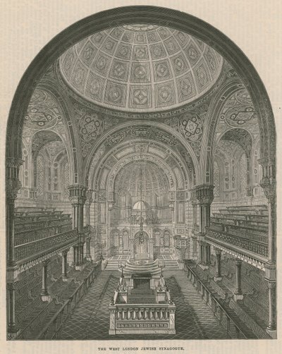 Den jødiske synagoge i West London af English School