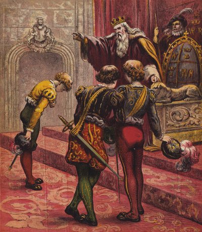 Den hvide kat (farve litho) af English School