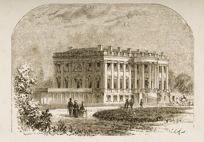 Det Hvide Hus, ca. 1870, fra 
