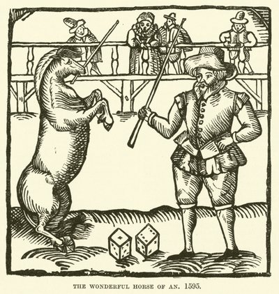 Das wunderbare Pferd von An, 1595 von English School