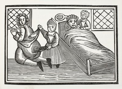 The World Turned Upside Down, illustration fra Chap-books of the Eighteenth Century af John Ashton, pub. 1882 af English School