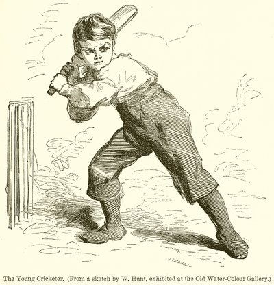 Den unge cricketspiller af English School