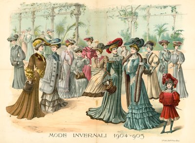 The Young Ladies Journal: Mode Invernali, 1904-05 af English School