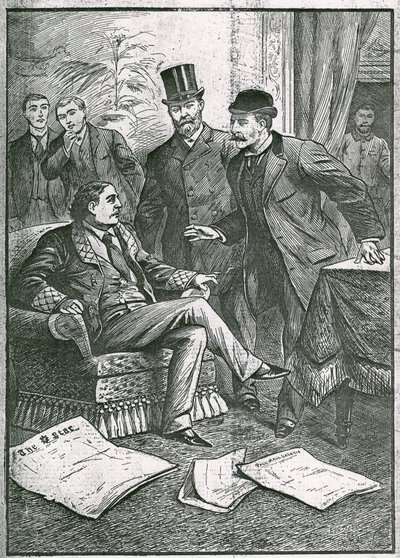 Anholdelsen af Oscar Wilde: The pet of London Society, en af vores mest succesrige skuespilforfattere og digtere, anholdt på en forfærdelig anklage af English School