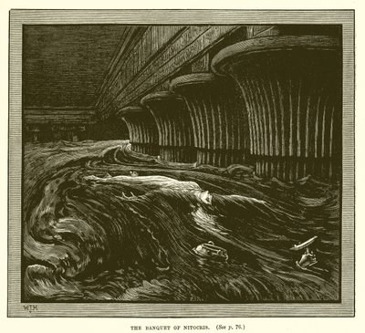 Banket af Nitocris af English School