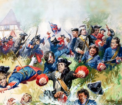 Slaget ved Blenheim af English School