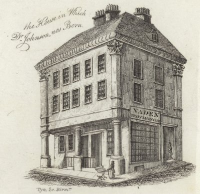 Der Geburtsort von Dr. Samuel Johnson von English School