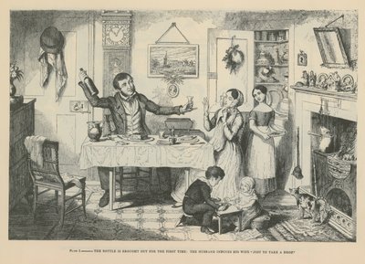 Flasken tages frem for første gang af English School