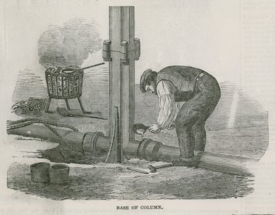 Bygningen i Hyde Park, London, til den store udstilling i 1851 af English School