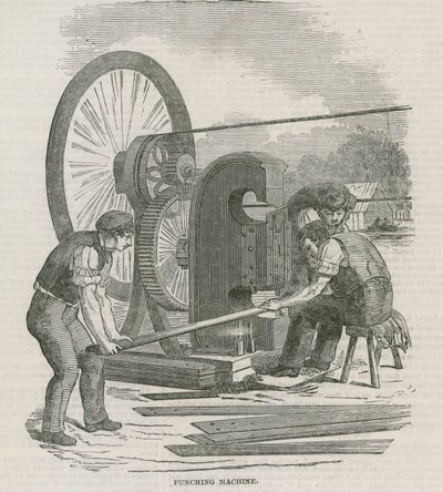 Bygningen i Hyde Park, London, til den store udstilling i 1851 af English School